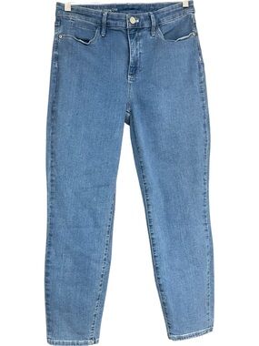 Talbots Flawless High-Waist Jegging Crops Jean Medium Blue